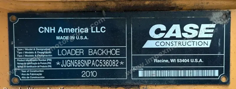 2010 Case 580 Super N photo 91