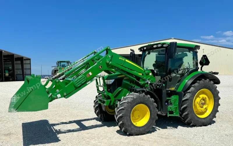 2021 John Deere 6110R MFWD Tractor W/Loader | Agriculture photo 1