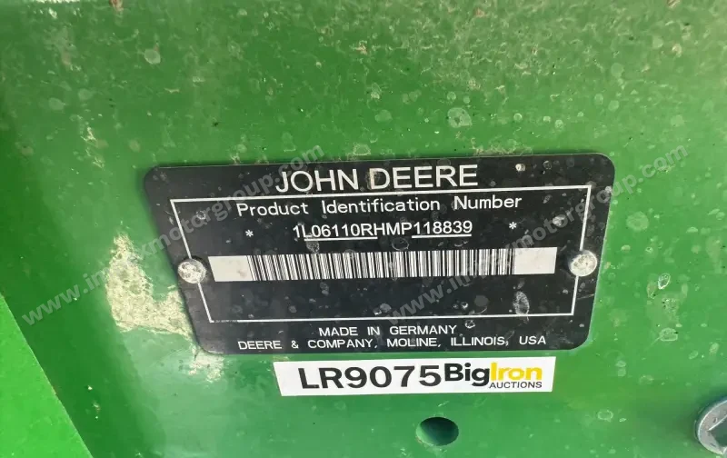 2021 John Deere 6110R MFWD Tractor W/Loader | Agriculture photo 64