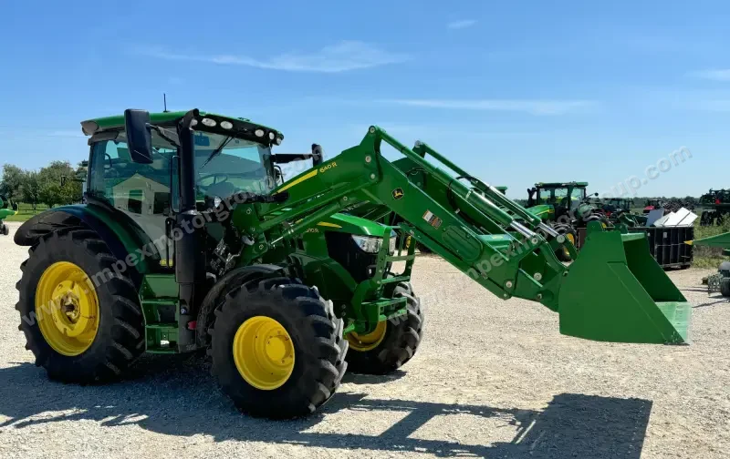 2021 John Deere 6110R MFWD Tractor W/Loader | Agriculture photo 3