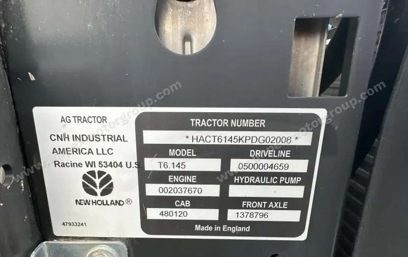 2023 New Holland T6.145 MFWD Tractor W/Loader | Agriculture photo 84
