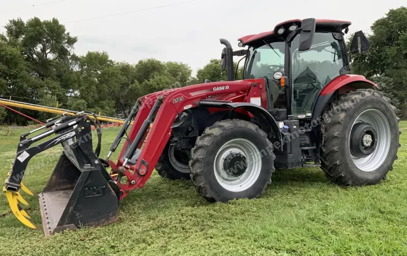 2021 Case IH Maxxum 150 MFWD Tractor W/Grapple Loader photo 1