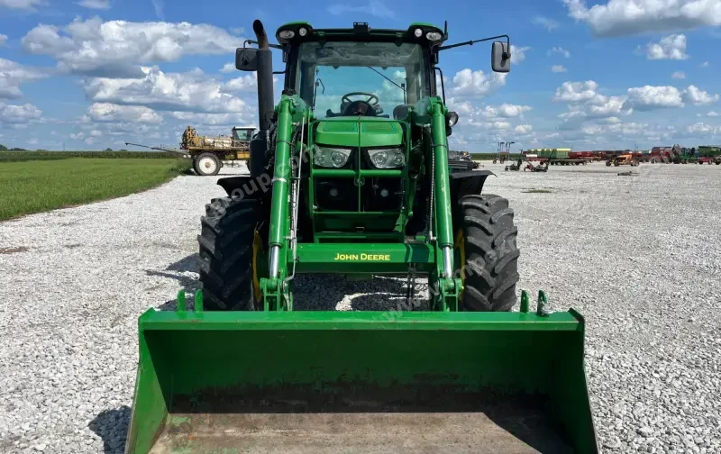 2016 John Deere 6130R MFWD Tractor W/Loader | Agriculture photo 2