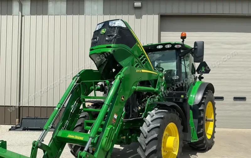 2022 John Deere 6145R MFWD Tractor W/Loader | Agriculture photo 15