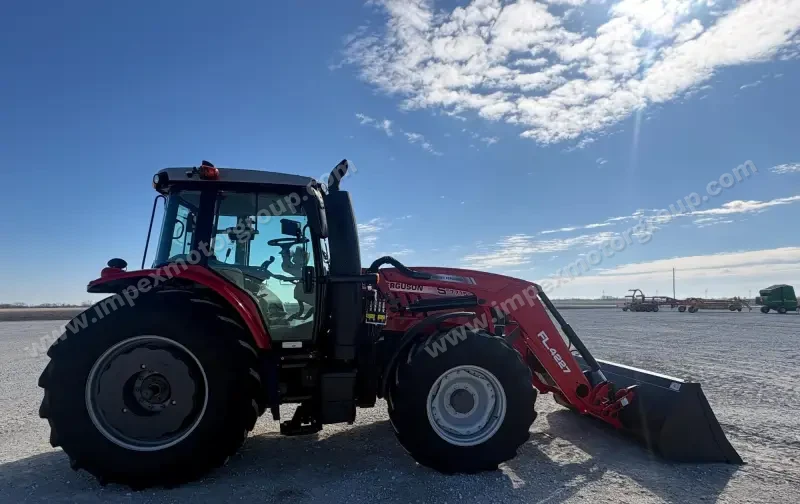 2021 Massey Ferguson 7715S MFWD Tractor W/Loader | Agriculture photo 4