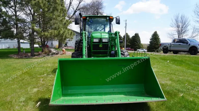 2018 John Deere 6105E MFWD Tractor W/540M Loader | Agriculture photo 2