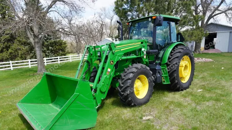 2018 John Deere 6105E MFWD Tractor W/540M Loader | Agriculture photo 1