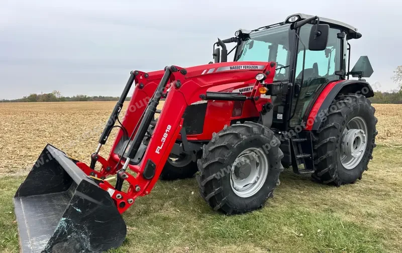2022 Massey Ferguson 5711 Dyna-4 MFWD Tractor W/Loader | Agriculture photo 1