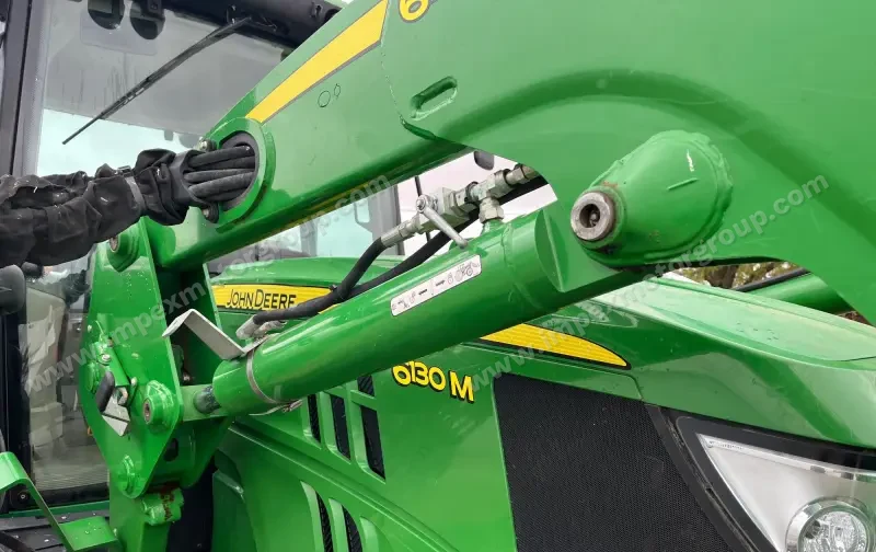 2015 John Deere 6130M MFWD Tractor W/Grapple Loader photo 30