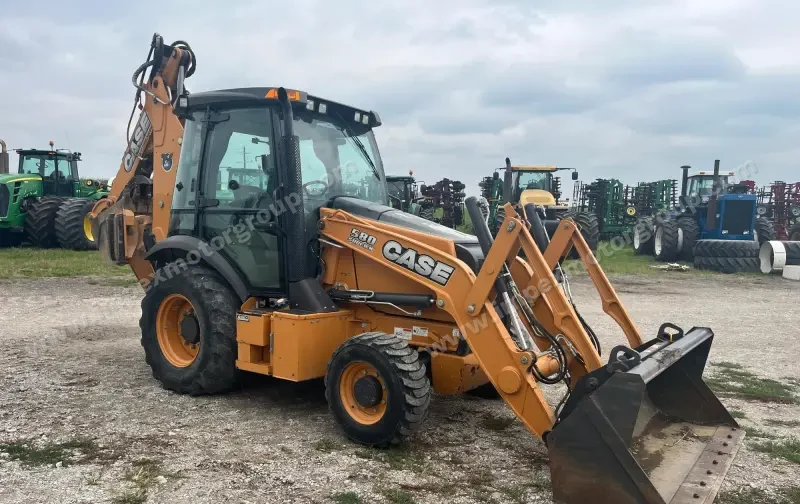 2015 Case 580 Super N 4x4 Loader Backhoe W/Extendahoe | Construction photo 3