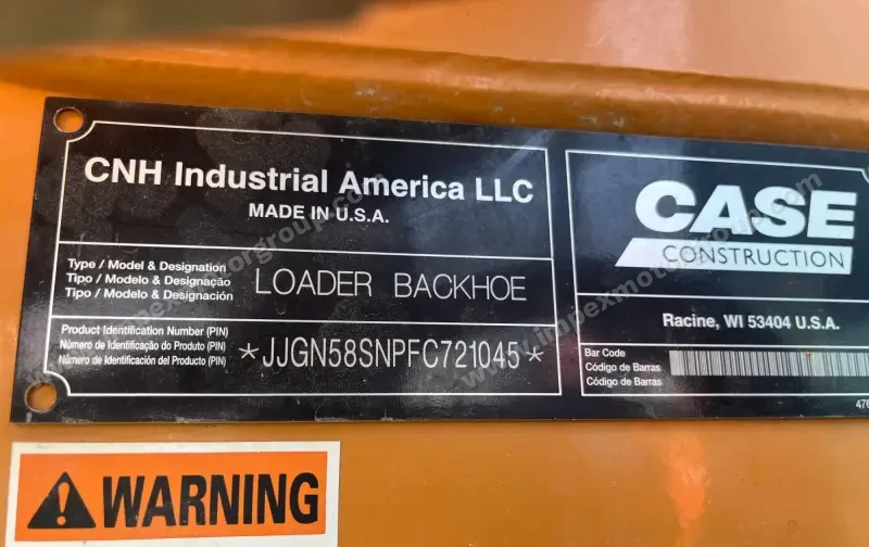 2015 Case 580 Super N 4x4 Loader Backhoe W/Extendahoe | Construction photo 73