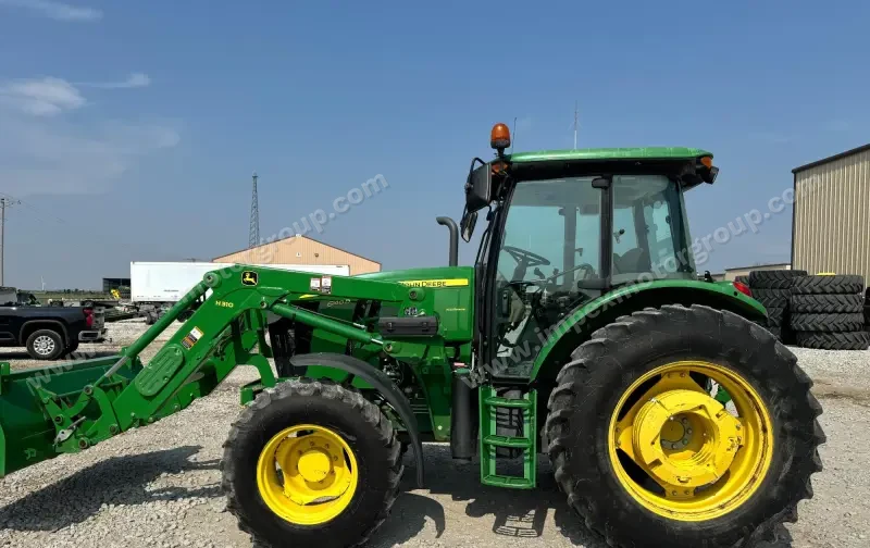 2014 John Deere 6140D MFWD Tractor W/Loader photo 7