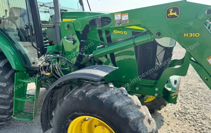 2014 John Deere 6140D MFWD Tractor W/Loader photo 19