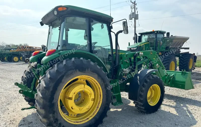 2014 John Deere 6140D MFWD Tractor W/Loader photo 4