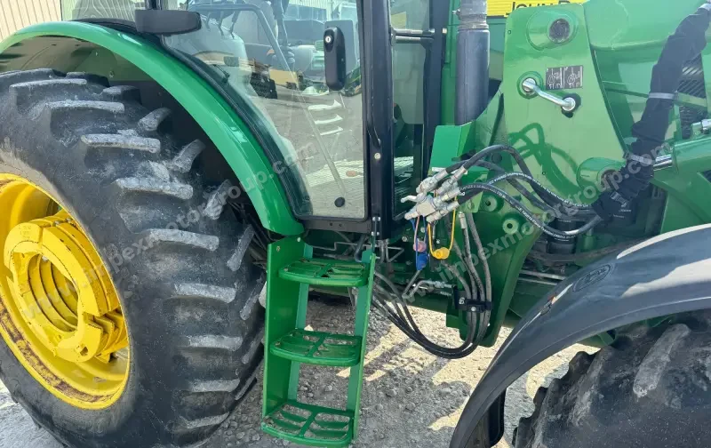 2014 John Deere 6140D MFWD Tractor W/Loader photo 18