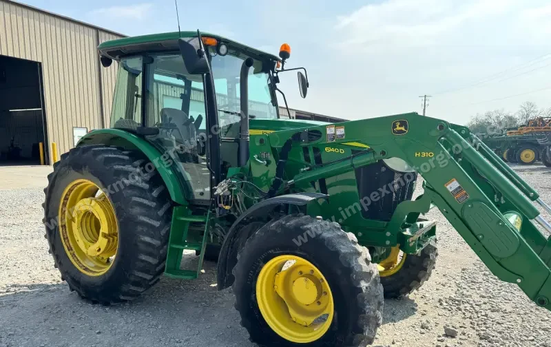 2014 John Deere 6140D MFWD Tractor W/Loader photo 3
